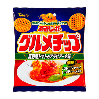 グルメチップあみじゃが・夏野菜トマトのアラビアータ味
