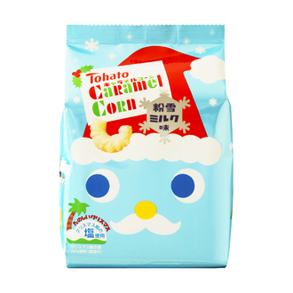 たのしいクリスマスキャラメルコーン・粉雪ミルク味