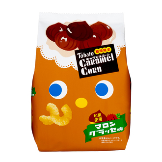 キャラメルコーン・マロングラッセ味