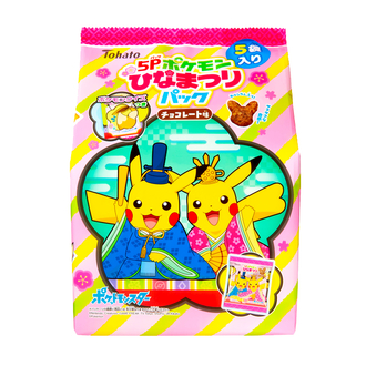 ５Ｐポケモンひなまつりパック チョコレート味