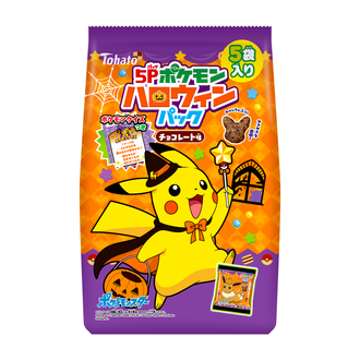 ５Ｐポケモンハロウィンパック チョコレート味