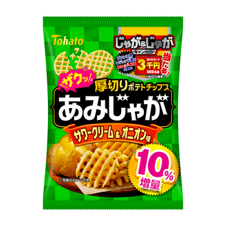 あみじゃが・サワークリーム＆オニオン味