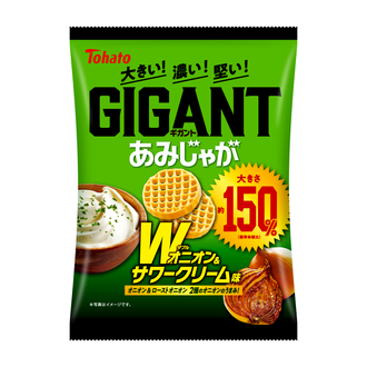 ＧＩＧＡＮＴあみじゃが・Ｗオニオン＆サワークリーム味