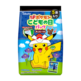 ５Ｐポケモンこどもの日パック　チョコレート味